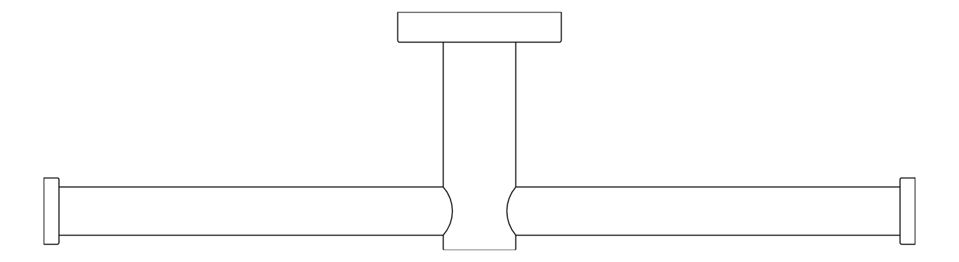 Plan Image of ToiletRollHolder Double Phoenix Radii RoundPlate