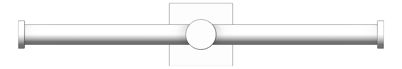 Front Image of ToiletRollHolder Double Phoenix Radii SquarePlate