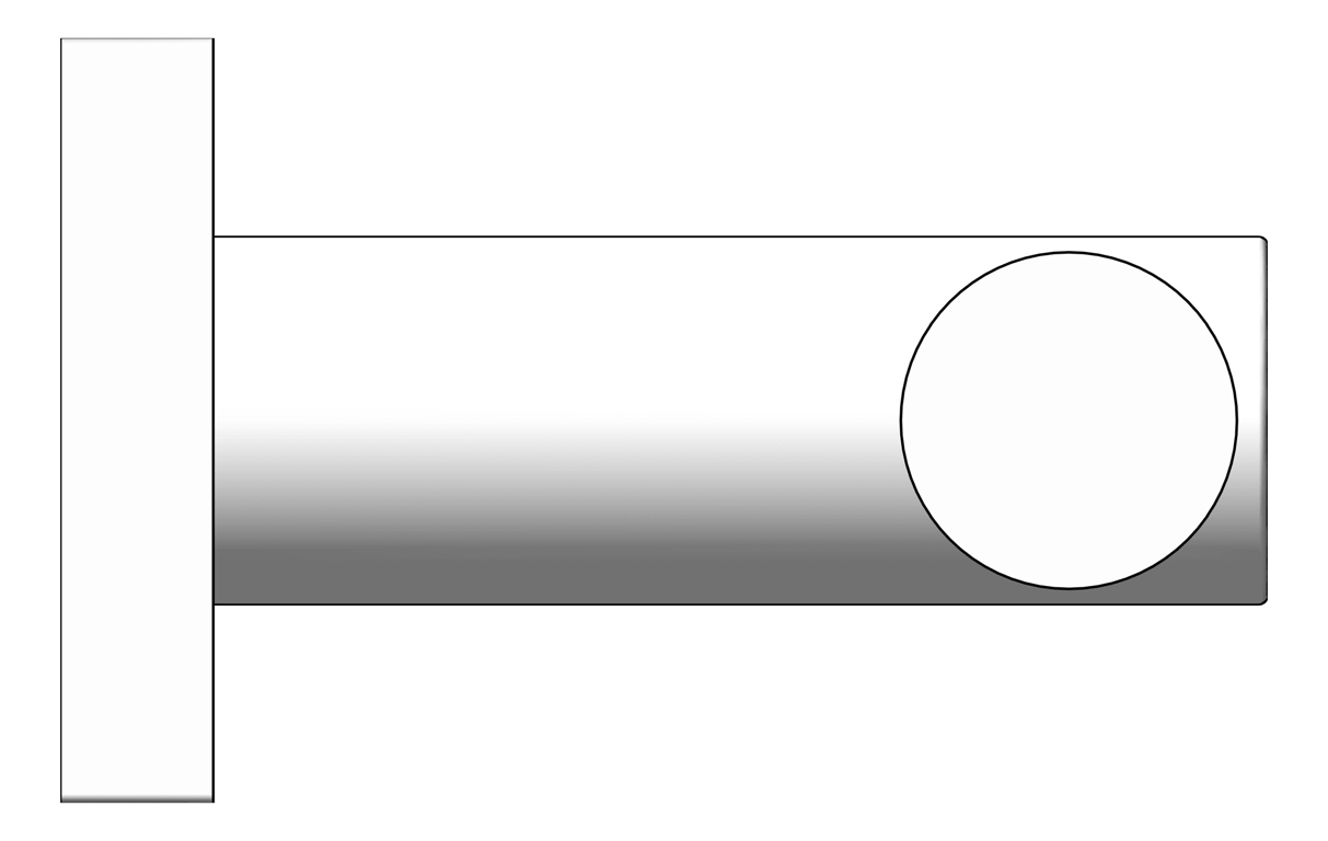 Left Image of ToiletRollHolder Double Phoenix Radii SquarePlate