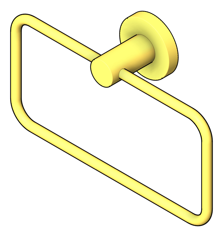 Navigate to TowelHolder Hand Phoenix Radii RoundPlate