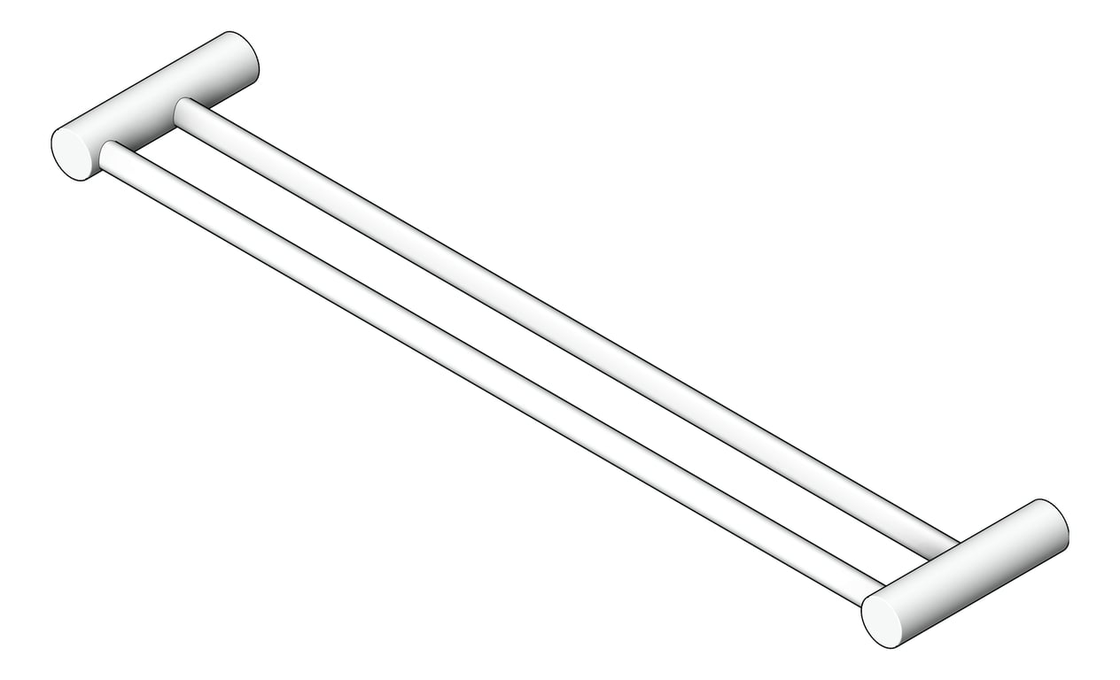 Navigate to TowelRail Double Phoenix VividSlimline 600
