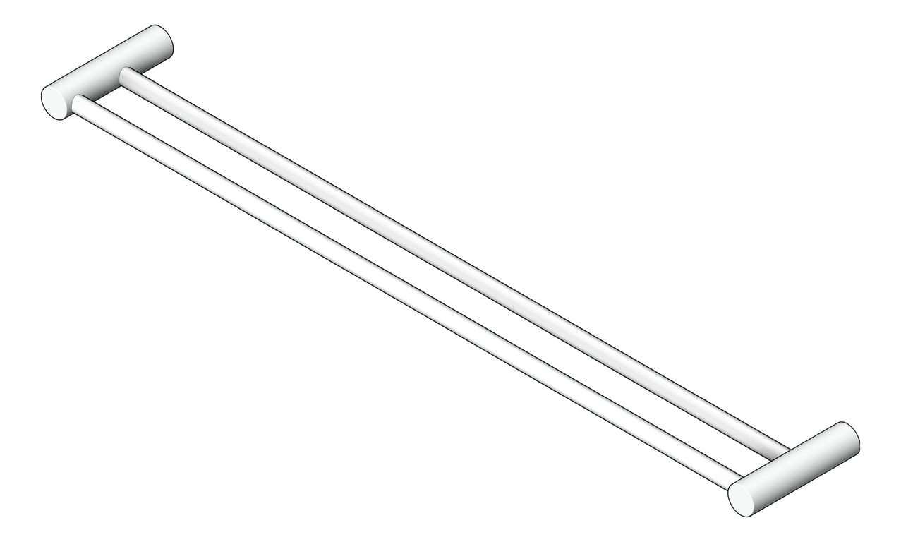 Navigate to TowelRail Double Phoenix VividSlimline 800