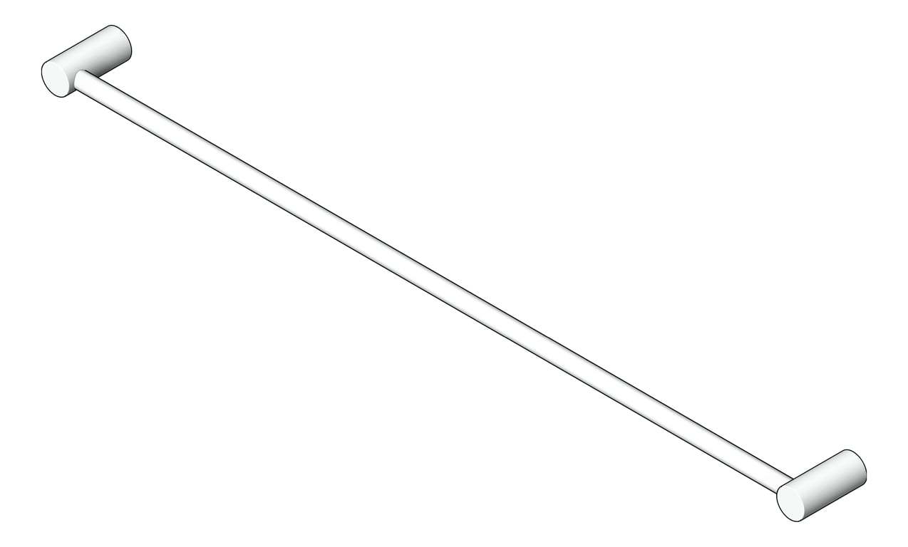 Navigate to TowelRail Single Phoenix VividSlimline 800 SquarePlate