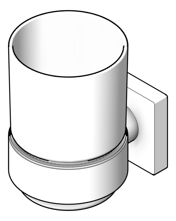 TumblerHolder Phoenix Radii WithTumbler SquarePlate