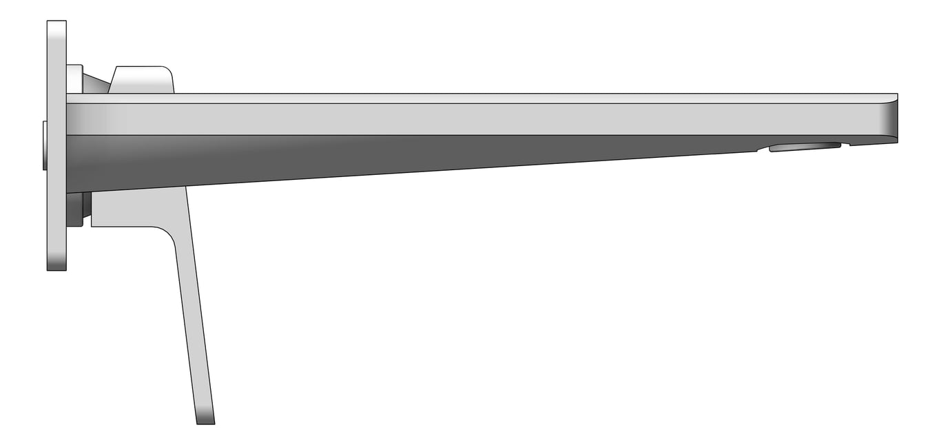Left Image of MixerSet Wall Phoenix Enviro316 Basin Bath 200mm