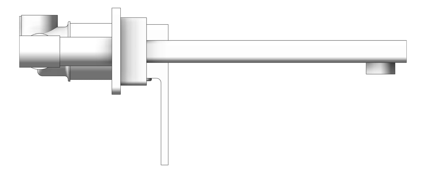 Left Image of MixerSet Wall Phoenix Radii Bath