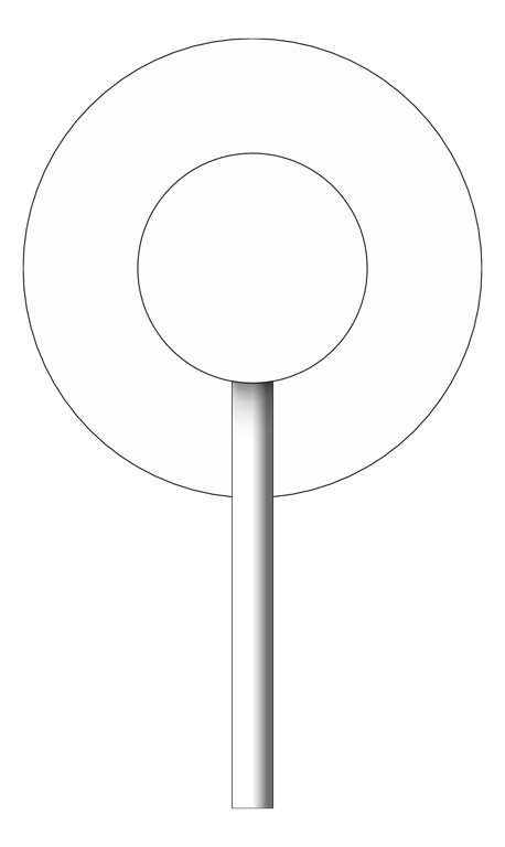 Front Image of MixerTap Hob Phoenix VividSlimline