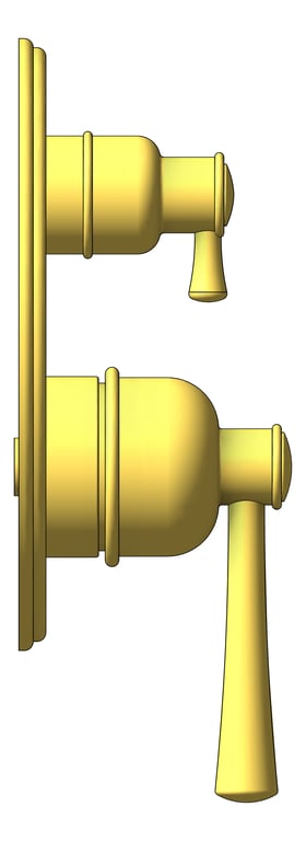 Left Image of MixerTap Wall Phoenix Cromford SwitchMix Diverter