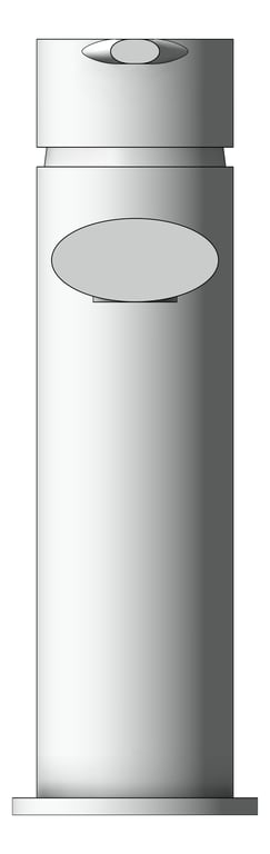 Front Image of Mixer Basin Phoenix VividSlimlineOval