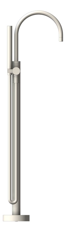 Left Image of Mixer Bath Phoenix VividSlimline FloorMount HandShower