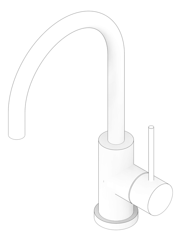 3D Documentation Image of Mixer Sink Phoenix VividSlimline Gooseneck