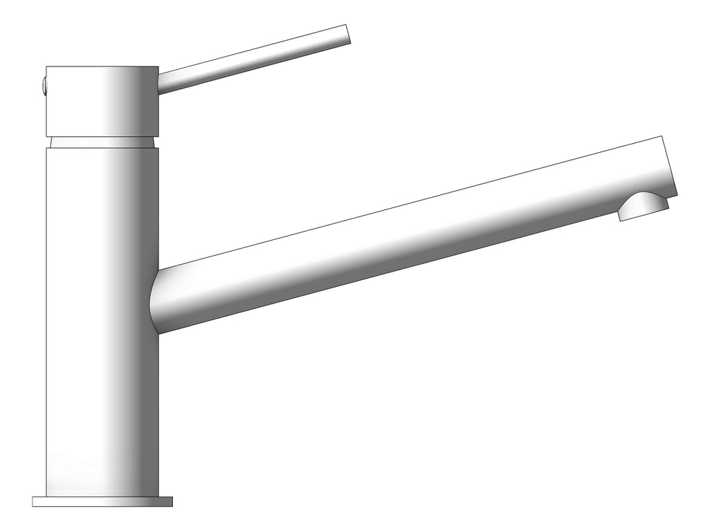 Left Image of Mixer Sink Phoenix VividSlimline