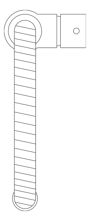 Plan Image of Mixer Sink Phoenix VividSlimline Spring Tall