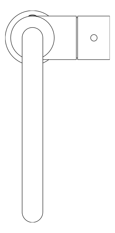 Plan Image of Mixer Sink Phoenix VividSlimline Squareline