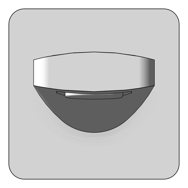 Front Image of Spout Wall Phoenix Enviro316 Basin Bath 200mm