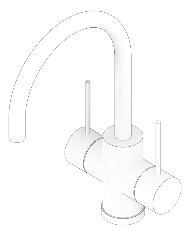 3D Documentation Image of TapSet Sink Phoenix VividSlimline