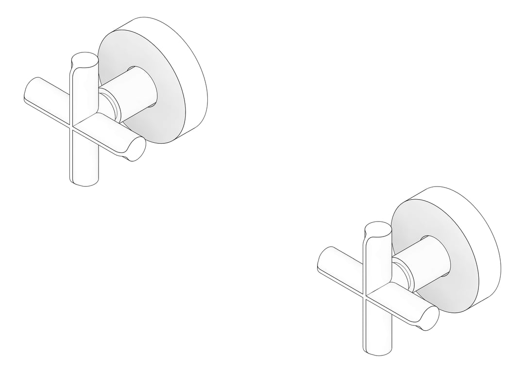 3D Documentation Image of TapSet Wall Phoenix VividSlimlinePlus ExtendedSpindles 15mm