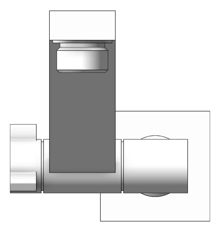 Front Image of Shower Arm Phoenix Lexi Universal