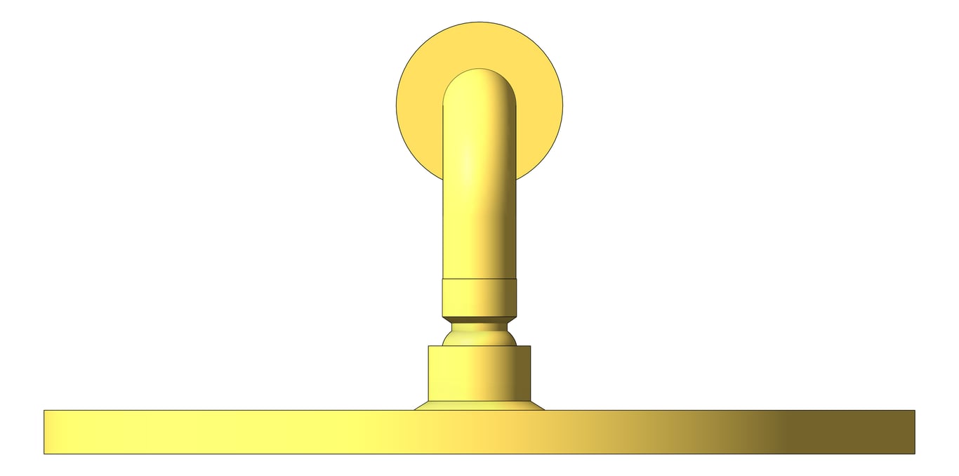 Front Image of Shower Arm Phoenix Vivid Wall