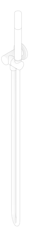 3D Documentation Image of Shower Hand Phoenix VividSlimline Microphone