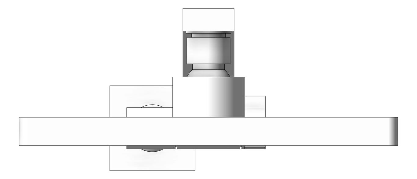 Front Image of Shower Head Phoenix Lexi 200mmSquareRose UniversalArm