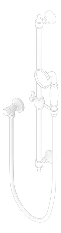 3D Documentation Image of Shower Rail Phoenix Cromford