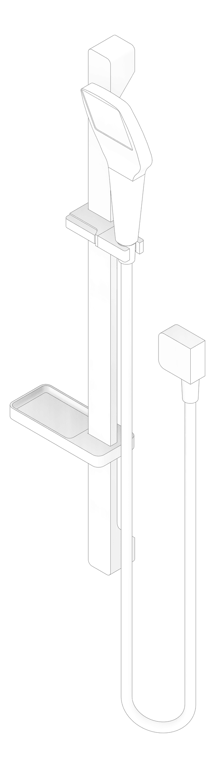 3D Documentation Image of Shower Rail Phoenix NXCape