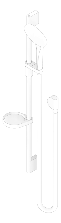 3D Documentation Image of Shower Rail Phoenix NXVive