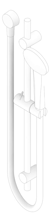 3D Documentation Image of Shower Rail Phoenix Pina