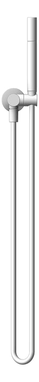 Front Image of Shower Rail Phoenix VividSlimline Microphone StainlessSteel