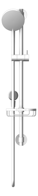 Front Image of Shower Rail Phoenix Vivid Premium