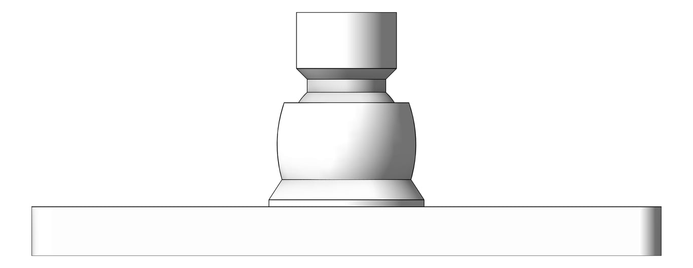 Left Image of Shower Rose Phoenix Lexi 150x250mm