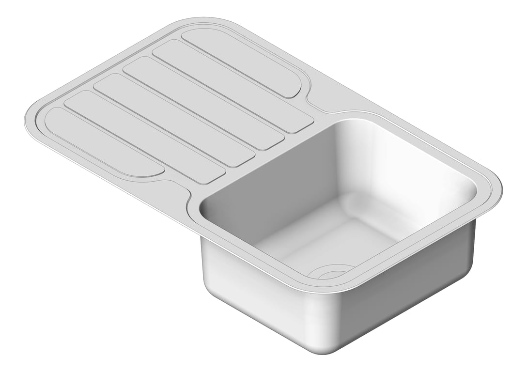 Navigate to Sink Kitchen Phoenix 1000Series Single Drainer Right