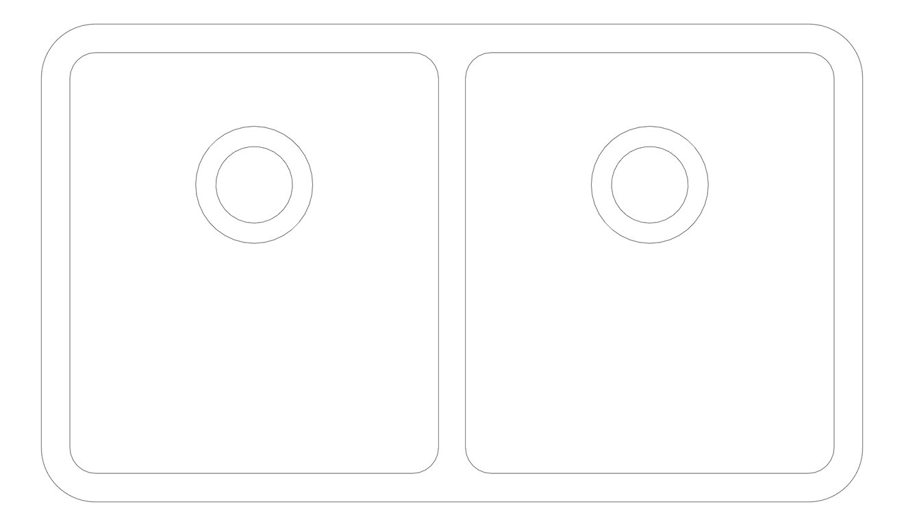 Plan Image of Sink Kitchen Phoenix 2000Series Double