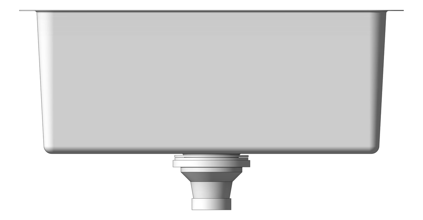 Front Image of Sink Kitchen Phoenix 2000Series Single Large