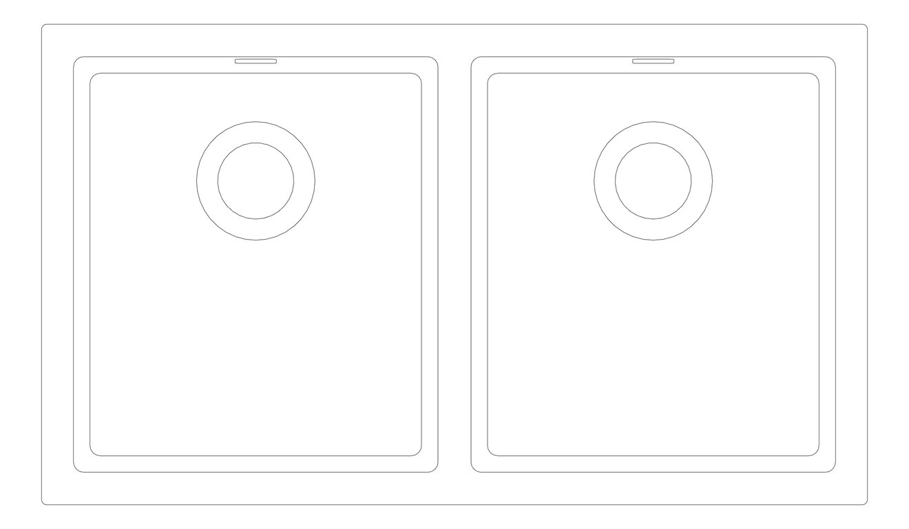 Plan Image of Sink Kitchen Phoenix 5000Series Double