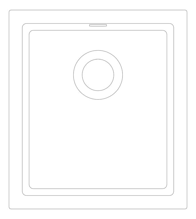 Plan Image of Sink Kitchen Phoenix 5000Series Single