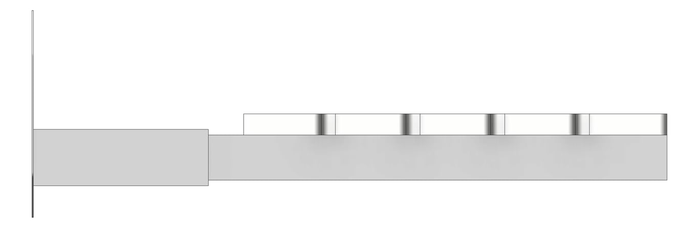 Left Image of ShowerSeat Folding Plumbline Progetto Slatted