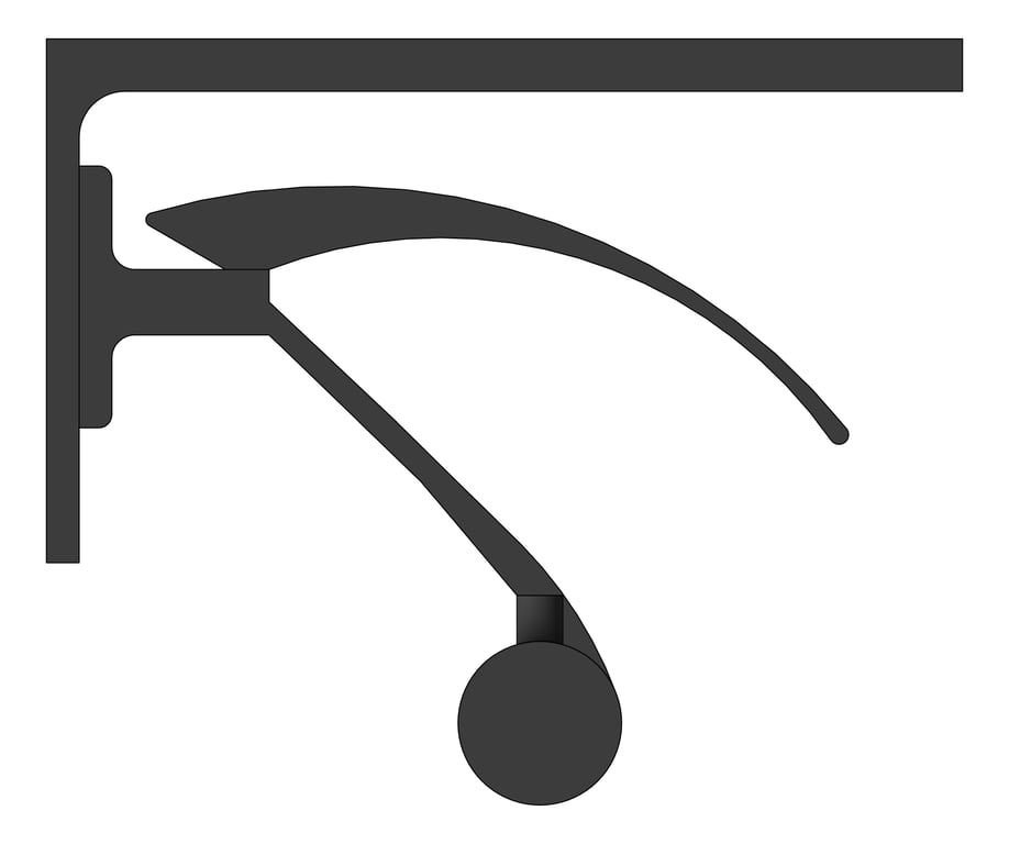 Left Image of ToiletRollHolder SurfaceMount Plumbline Progetto Double Shelf