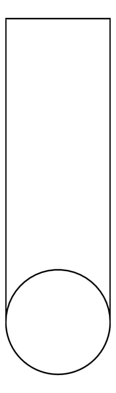 Plan Image of TowelRail Heated Plumbline Buddy Solo Vertical