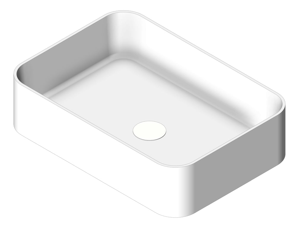 Navigate to Basin AboveCounter Plumbline SuperThin Rectangle