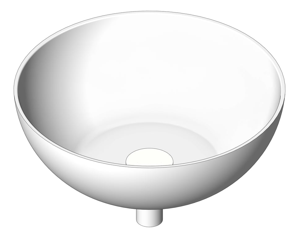 Navigate to Basin AboveCounter Plumbline SuperThin Round
