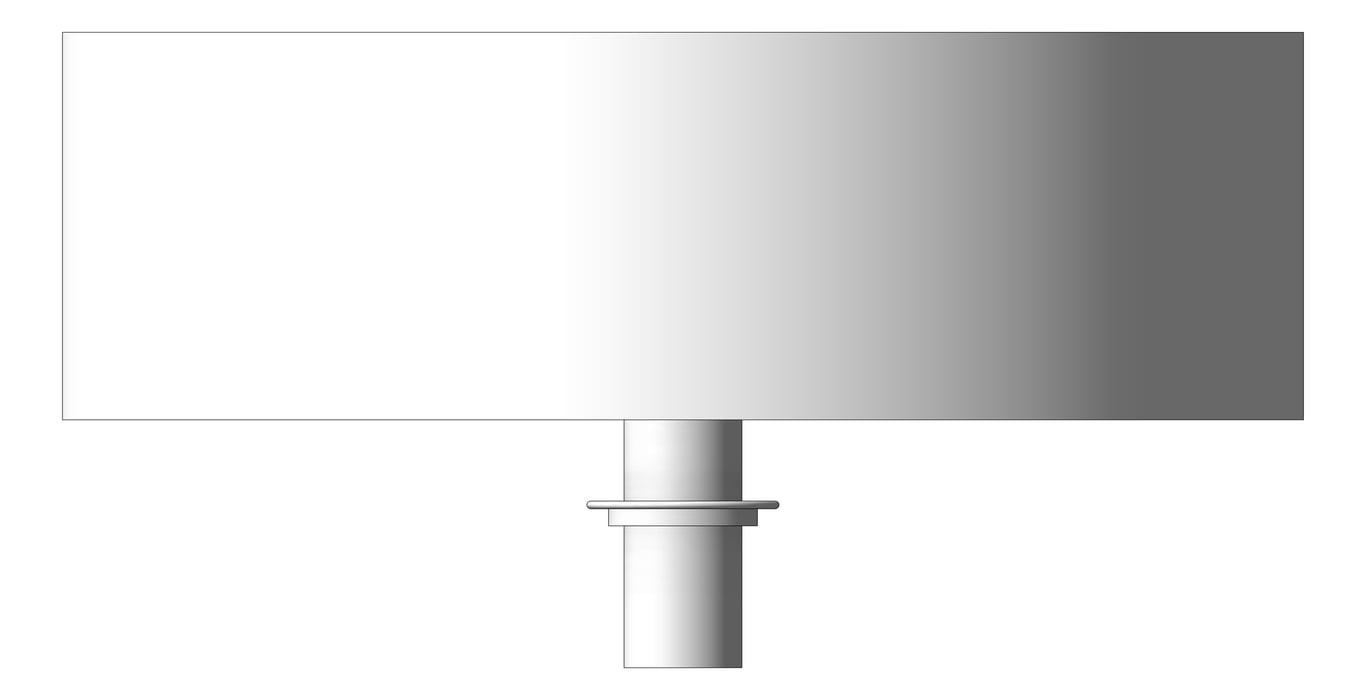 Left Image of Basin UnderMount Plumbline SuperThin Ellipse Round