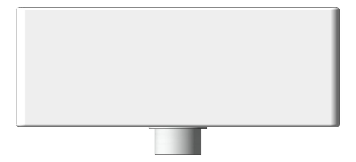 Left Image of Basin Universal Plumbline Verso Rectangle 45