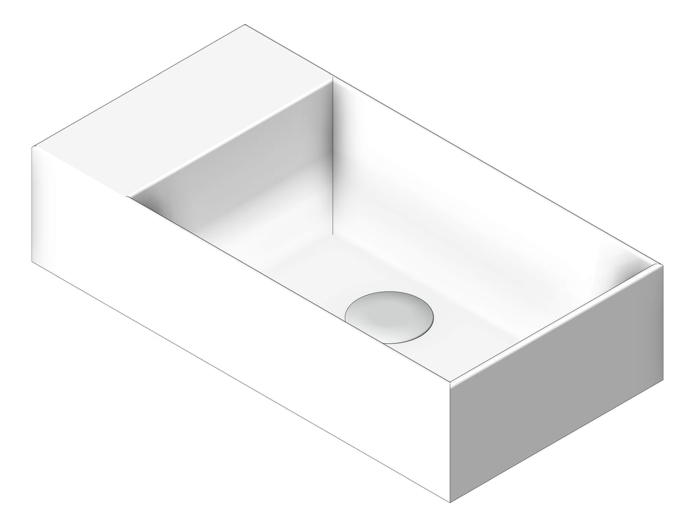 Navigate to Basin WallHung Plumbline Verso Slim 50