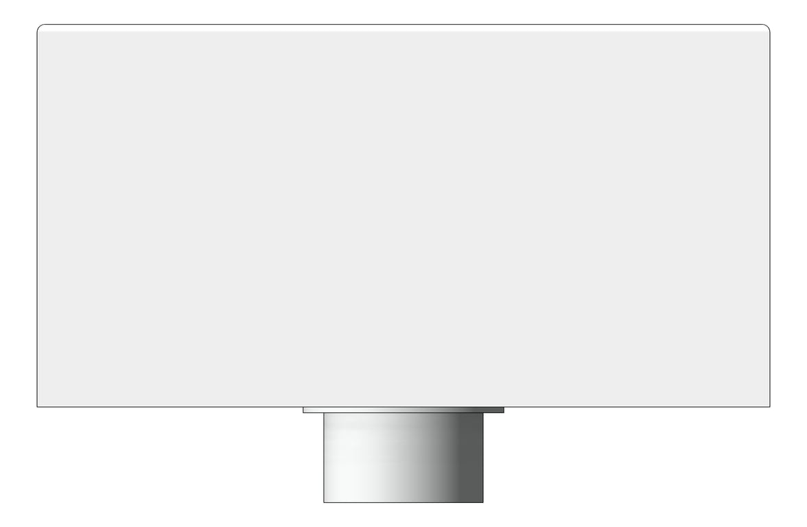 Left Image of Basin WallHung Plumbline Verso Slim Left