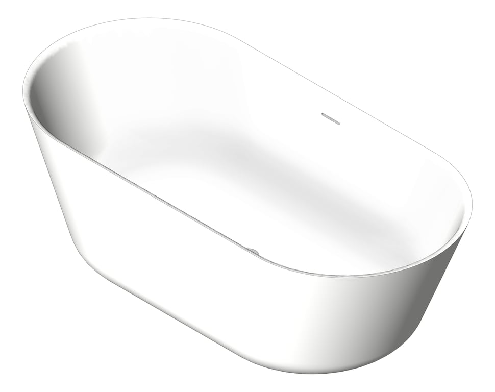Bath Freestanding Plumbline NiagaraEllipse 1680