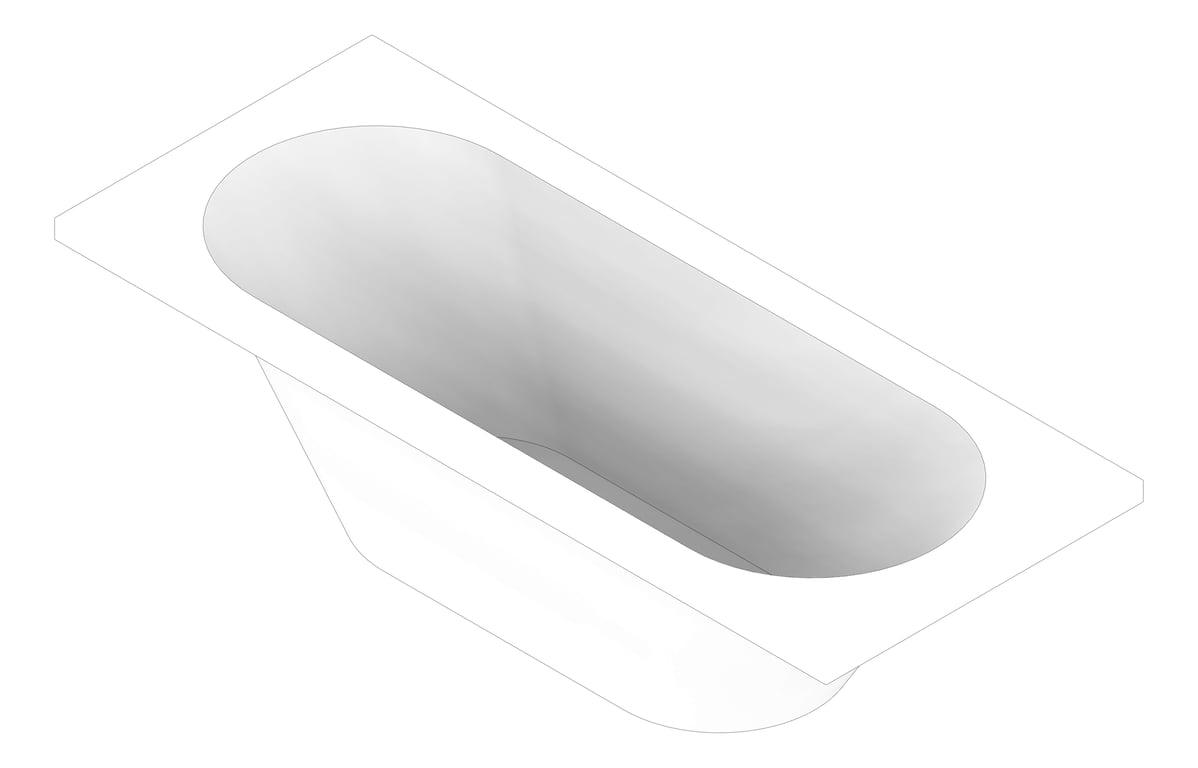 3D Documentation Image of Bath Inset Plumbline Tondo 1700