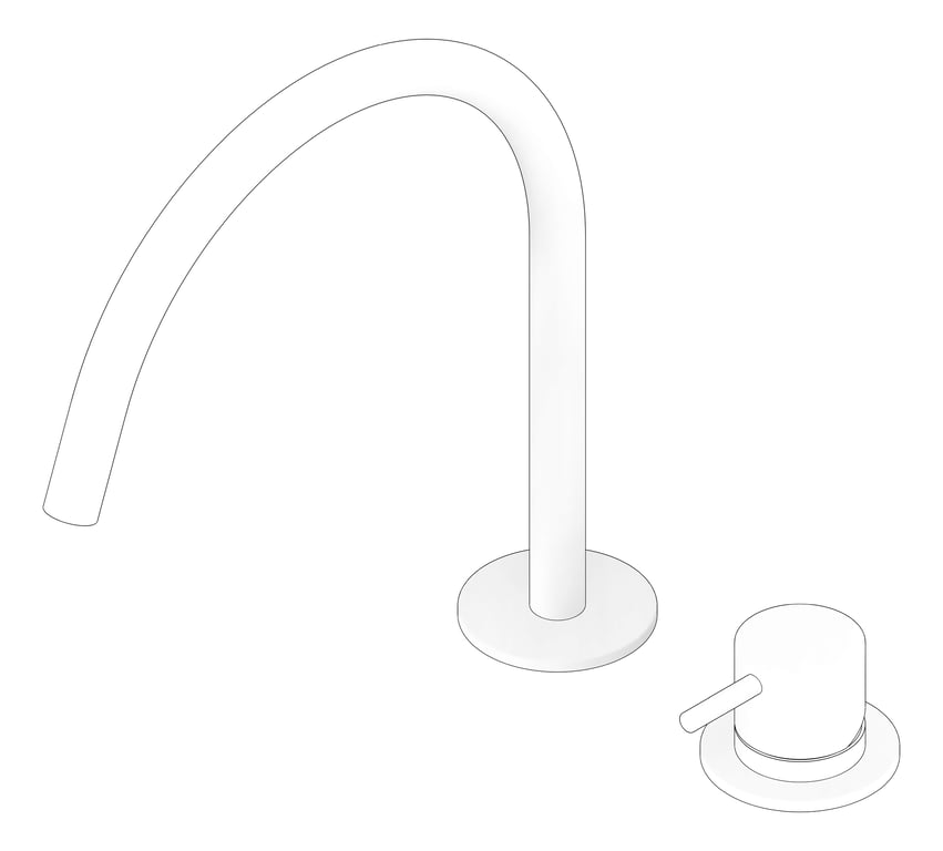 3D Documentation Image of MixerSet Hob Plumbline Buddy Progetto Round