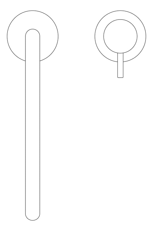 Plan Image of MixerSet Hob Plumbline Buddy Progetto Round